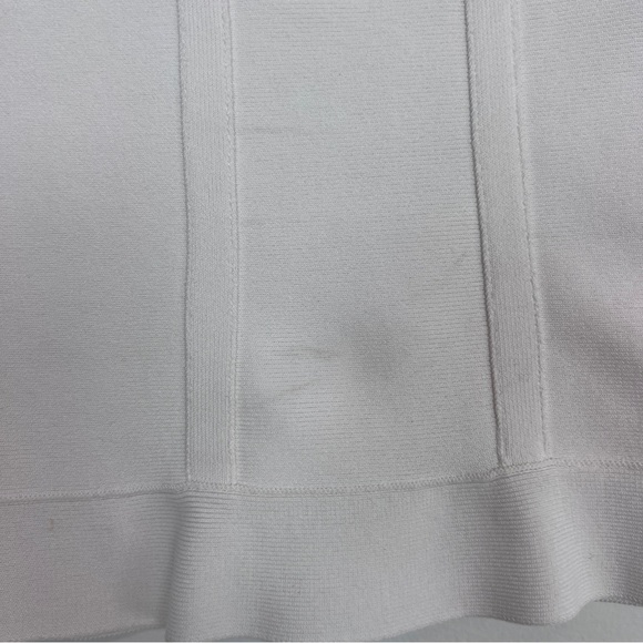 BCBGMAXAZRIA GARDENIA NITA LINED PENCIL SKIRT White Bandage SIZE XXS - Picture 7 of 13